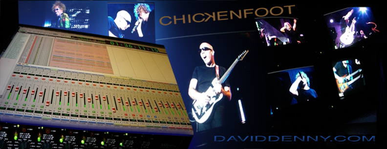 Chickenfoot Live at the Fillmore recorded by david denny and John cuniberti with pro tools